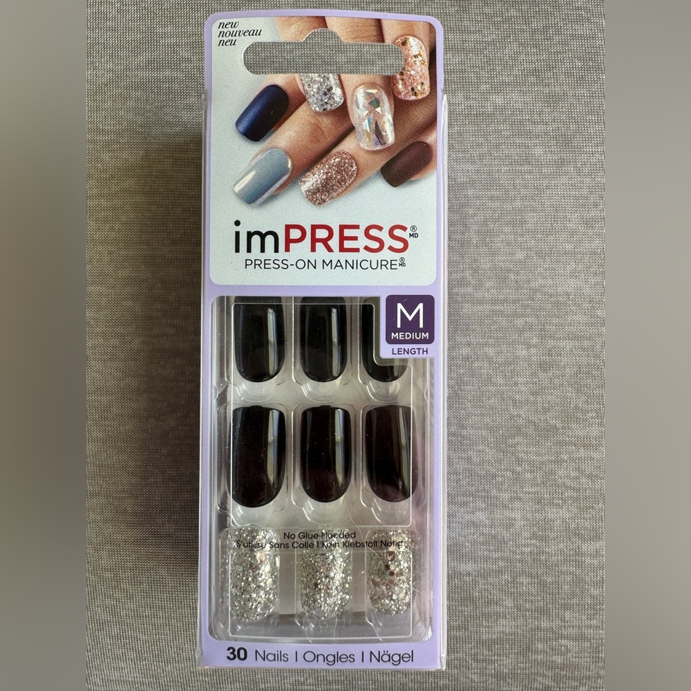 Impress press on manicure